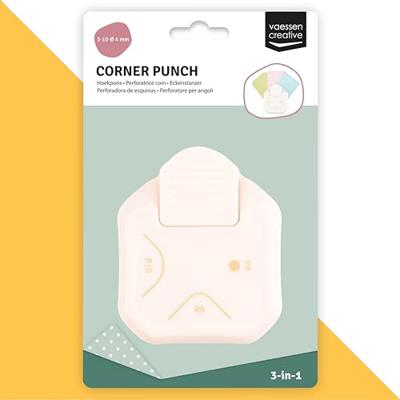 Vaessen Creative • 3-in-1 hoekpons 5-10mm ø4mm