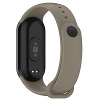 Siliconen bandje - Grijsbruin - Xiaomi Smart Band 8 & 9 - thumbnail