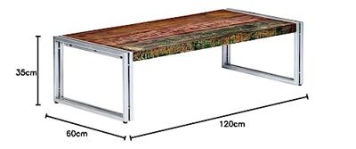 Salontafel 120x60x35 cm massief gerecycled hout