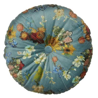 Beddinghouse Beddinghouse x Van Gogh Museum Boule de Fleurs Cushion - Green diameter 40 cm