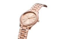 Michael Kors Runway Rose Dial Rosegoudkleurig uniseks horloge MK3197 - thumbnail