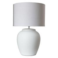 Bureaulamp DKD Home Decor Wit Porselein 25 W 50 W 220 V 38 x 38 x 58 cm - thumbnail