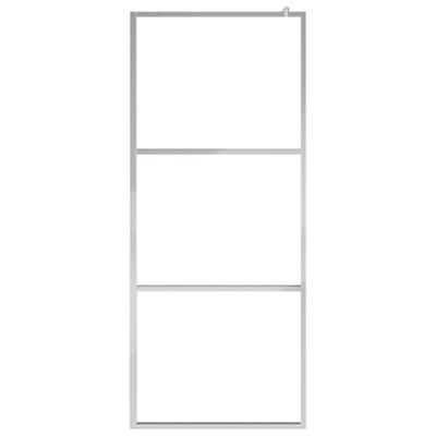 Inloopdouchewand transparant 100x195 cm ESG-glas - thumbnail
