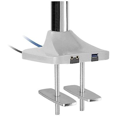 SpeaKa Professional SP-MM-940 3-voudig Monitorbeugel 33,0 cm (13) - 81,3 cm (32) Gasdruktechniek, Geïntegreerde USB- en audio-aansluitingen, Kantelbaar,