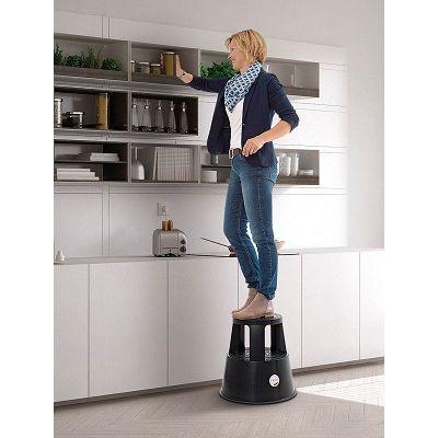 TwinStep grijs opstapkrukje Olifantpoot TwinStep grijs opstapkrukje Olifantpoot