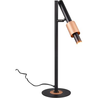 LED Tafellamp - Trio Select Ikaris - 1 Lichtpunt van 4.5 Wat - Aanpasbare Lichtkleur - Touchdimmer - Draaibaar - IP20 - Mat Zwart - Metaal