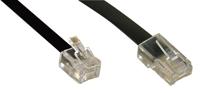 InLine Modulaire kabel, RJ45 naar RJ11-stekker/stekker, 4-aderig, 15 m - thumbnail