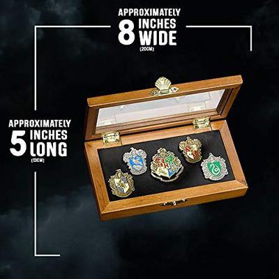 Noble Collection Harry Potter: Hogwarts House Crest Pin Set decoratie - thumbnail
