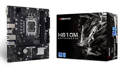 BioStar H610MHP 2.0 Moederbord Socket Intel 1700 Vormfactor Micro-ATX Moederbord chipset Intel® H610