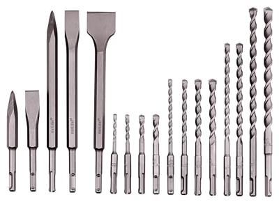 Metabo SDS-PLUS BOREN-/BEITELSET "SP", 17-DELIG, IN ALUMINIUM KOFFER | 628414000 - 628414000