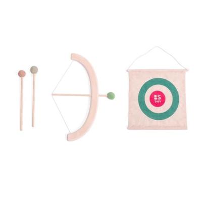 BS Toys pijl en boog set met doelwit, 4dlg. BS Toys pijl en boog set met doelwit, 4dlg.