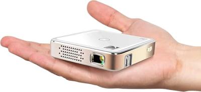 Kodak Ultra Mini draagbare projector 75 - HD LED DLP oplaadbare projector 100-scherm, ingebouwde luidspreker - HDMI, USB en Micro SD