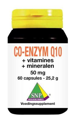 SNP Co enzym Q10 + vitamines + mineralen 60 Capsules SNP Co enzym Q10 + vitamines + mineralen 60 Capsules