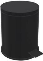 ZACK Vasca Pedaalemmer Ø 18x27 cm Zwart - thumbnail