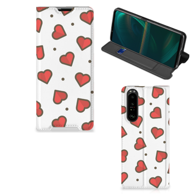 Sony Xperia 5 III | Hoesje met Magneet | Hearts
