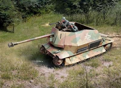 Revell 03292 Marder I – 7,5cm Pa.K. 40 (Sf.) auf FCM 36(f) 1:35 Schaal Ongebouwd/Ongelakt Plastic Model Kit