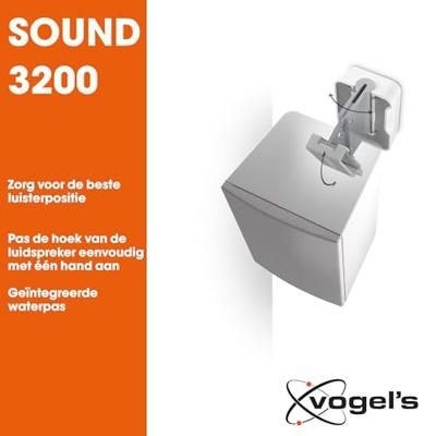 Vogels: Sound 3200 muurbeugel - Wit