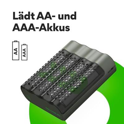 GP Batteries ReCyko+ M452 batterij-oplader Huishoudelijke batterij USB GP Batteries ReCyko+ M452 batterij-oplader Huishoudelijke batterij USB