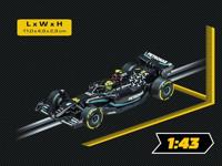 Carrera mercedes-amg f1 w14 lewis hamilton - 1:43 - thumbnail
