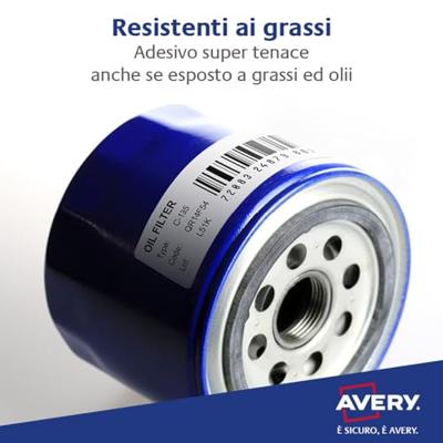 Avery-Zweckform L6133-20 Etiketten voor typeplaatjes 70 x 37 mm Polyester folie Zilver 480 stuk(s) Permanent hechtend Laser (zwart/wit), Kopiëren (zwart/wit), Avery-Zweckform L6133-20 Etiketten voor typeplaatjes 70 x 37 mm Polyester folie Zilver 480 stuk(s) Permanent hechtend Laser (zwart/wit), Kopiëren (zwart/wit),