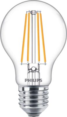 Philips LED 34712000 LED-lamp Energielabel E (A - G) E27 Peer 8.5 W = 75 W Warmwit (Ø x l) 60 mm x 104 mm 1 stuk(s) Philips LED 34712000 LED-lamp Energielabel E (A - G) E27 Peer 8.5 W = 75 W Warmwit (Ø x l) 60 mm x 104 mm 1 stuk(s)