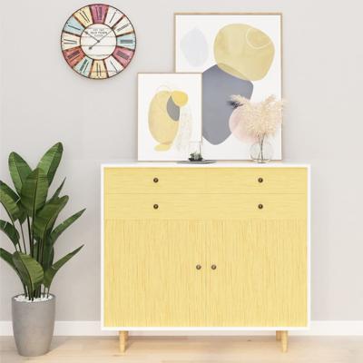 VidaXL Meubelfolies zelfklevend 2 st 500x90 cm pvc japans eikenkleurig