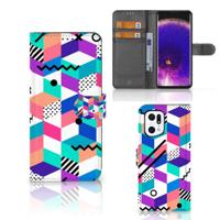 OPPO Find X5 Pro | Book Case | Blokken Kleurrijk - thumbnail