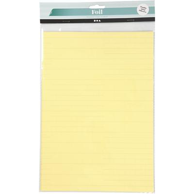 Creativ Company Dubbelzijdig klevend folie, vel 210x297 mm, 5 vel/ 1 doos