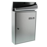 Burg Wächter 61100 LETTER 5832 SI Brievenbus Staal Zilver Sleutelslot - thumbnail