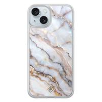 iPhone 15 hybride hoesje - Marble dream - thumbnail