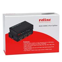 ROLINE 4K HDMI Video-Splitter, 2-voudig - thumbnail