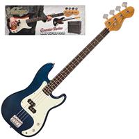 Vintage VIP-V40CAB Coaster Series Candy Apple Blue Bass Pack elektrische basgitaar set met versterker - thumbnail