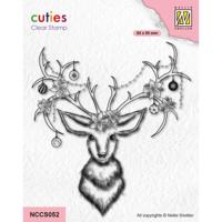 Nellie's Choice • cutie clear stempels reindeer - thumbnail