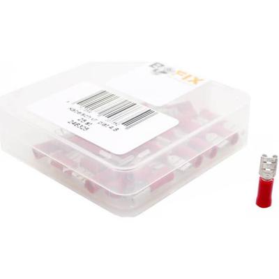 Bofix Kabelschoen. plat, vrouwtje, 4.8 mm, per 25