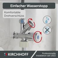 Kirchhoff Haakse-apparaatkraan, 1/2"ET x 3/4"ET x 3/8ET x 10 mmQ - 98480090 - thumbnail