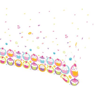 tafelkleed Cupcake 120 x 180 cm