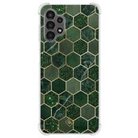 Samsung Galaxy A13 4G shockproof hoesje - Kubus groen - thumbnail