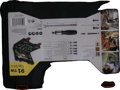 Bosch Accessoires V-Line TiN-boren en bitset met ratelschroevendraaier en magnetisch uitschuifbare pen 91-delige - 2607017195 - thumbnail