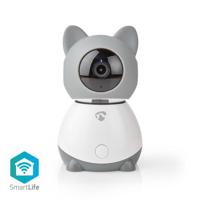 Nedis Smart WiFi Indoor IP-camera | Kantel-/Draaifunctie | Full HD | Auto-tracking | Met Slaapliedje | Klimaatsensor - thumbnail