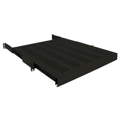 LogiLink SF1S45B 19 inch 1 HE Uittrekbaar Geschikt voor kastdiepte: 600 mm Zwart