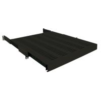 LogiLink SF1S45B 19 inch 1 HE Uittrekbaar Geschikt voor kastdiepte: 600 mm Zwart - thumbnail