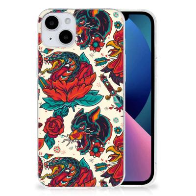 Siliconen Hoesje met foto voor iPhone 15 Plus Old Skool Siliconen Hoesje met foto voor iPhone 15 Plus Old Skool