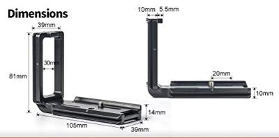 Sunwayfoto L-Plate voor Sony A7R Mark IV Sunwayfoto L-Plate voor Sony A7R Mark IV