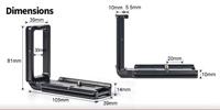 Sunwayfoto L-Plate voor Sony A7R Mark IV - thumbnail