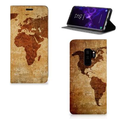 Samsung Galaxy S9 Plus | Book Cover | Wereldkaart Samsung Galaxy S9 Plus | Book Cover | Wereldkaart