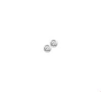 TFT Oorknoppen Zirkonia Zilver Gerhodineerd Glanzend 2.5 mm - thumbnail