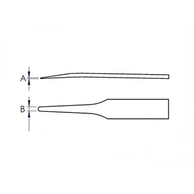 Knipex 92 09 01 ESD Pincet 1 stuks Stomp 115 mm