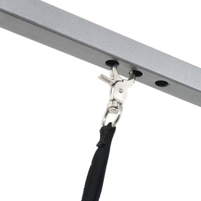 Tuinbank 4-zits met kussens poly rattan zwart