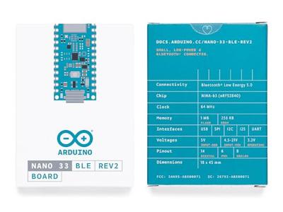 Arduino ABX00071 Board Nano 33 BLE Rev2 Nano ARM® Cortex®-M4 Arduino ABX00071 Board Nano 33 BLE Rev2 Nano ARM® Cortex®-M4