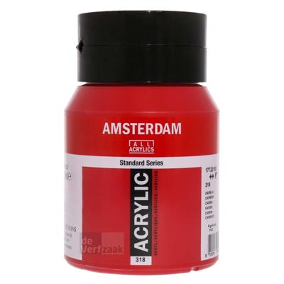 Royal Talens Amsterdam Acrylverf 500 ml - Karmijn 318